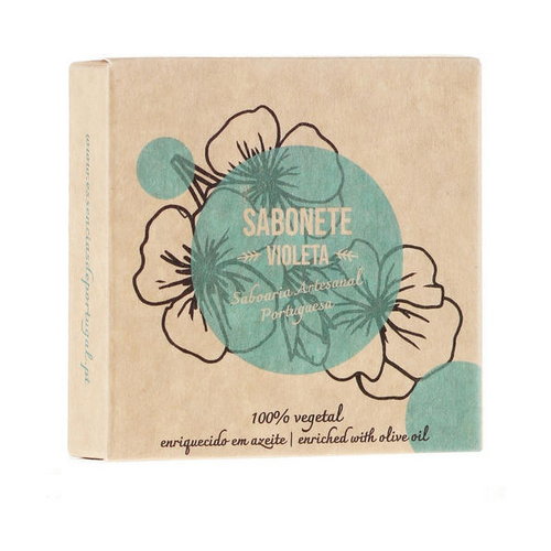 Натуральное мыло «Фиалка», Essencias De Portugal Senses Violet Soap With Olive Oil