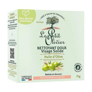 Мягкое очищающее средство для лица, Le Petit Olivier Gentle Solid Face Cleanser Olive Oil
