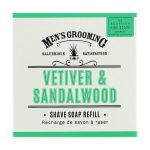 Мыло для бритья "Ветивер и сандал", Scottish Fine Soaps Vetiver & Sandalwood Shaving Soap Refill