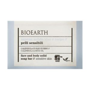 Мыло для тела "Календула и рисовое масло", Bioearth Calendula&Rice Oil Face&Body Soap