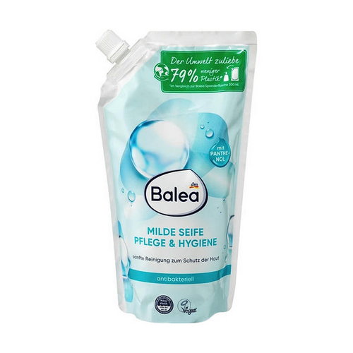 Жидкое мыло для ухода и гигиены с антибактериальным наполнением, Balea Liquid Soap Care & Hygiene Antibacterial Refill Pack (сменный блок)