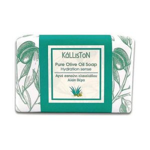 Традиционное мыло с экстрактом алое, Kalliston Traditional Pure Olive Oil Soap Hydration Sense