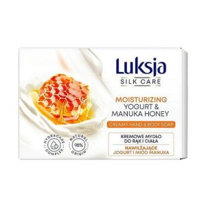 Крем-мыло с йогуртом и медом манука, Luksja Silk Care Moisturizing Yogurt & Manuka Honey Creamy Hand & Body Soap