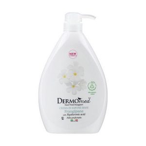 Крем-мыло для рук "Плюмерия", Dermomed Frangipane With Hyaluronic Acid Cream Soap