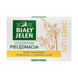 Гипоаллергенное мыло, экстракт из овса, Bialy Jelen Hypoallergenic Soap Natural Oats