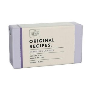 Мыло "Герань и Лаванда", Scottish Fine Soaps Original Recipes Geranium & Lavender Luxury Soap Bar