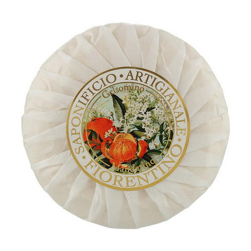 Натуральное мыло "Жасмин и Мандарин", Saponificio Artigianale Fiorentino Jasmine & Tangerine Soap — изображение 2