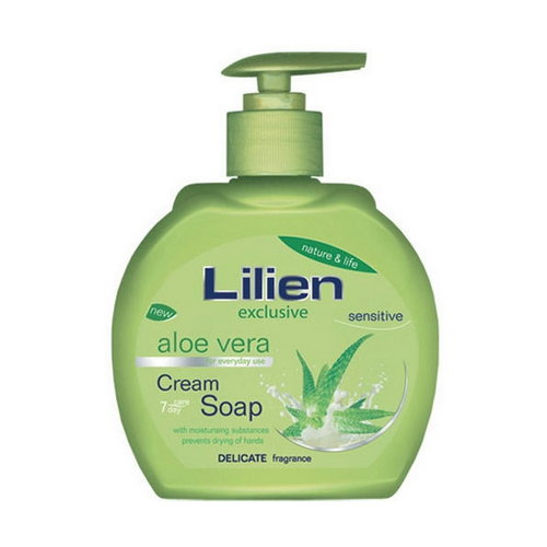 Жидкое крем-мыло "Алоэ вера", Lilien Aloe Vera Cream Soap