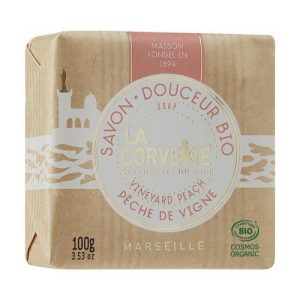 Органическое мыло "Винный персик", La Corvette Vineyard Peach Soap