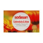 Органическое мыло "Календула-Алоэ" для лица, противовоспалительное, Sodasan
