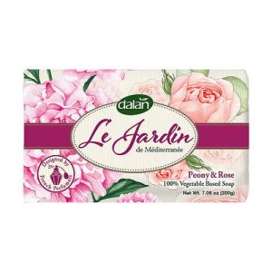Парфюмированное туалетное мыло Dalan Le Jardin "Пион и Роза", 200 г, Dalan Le Jardin Peony & Rose Soap