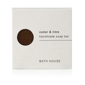 Мыло, Bath House Cedar & Lime Handmade Cleansing Soap Bar