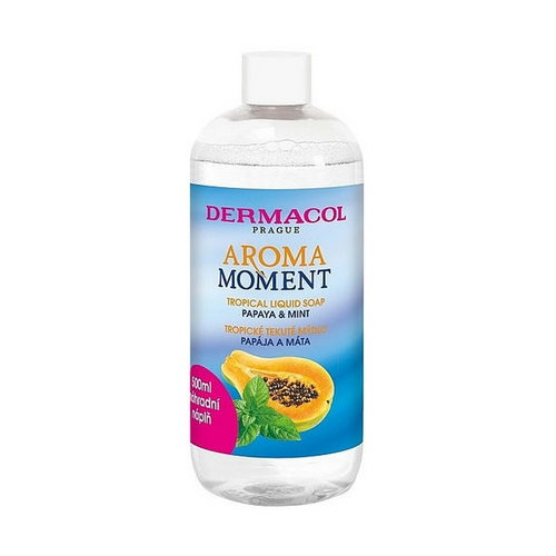Жидкое мыло "Папайя и мята", Dermacol Aroma Moment Tropical Liquid Soap (сменный блок)