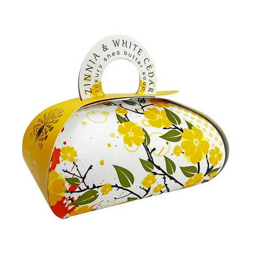Подарочное мыло "Цинния и белый кедр", The English Soap Company Zinnia & White Cedar Gift Soap