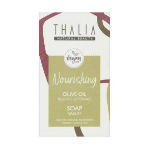 Натуральное питательное мыло для волос, лица и тела с оливковым маслом, Thalia