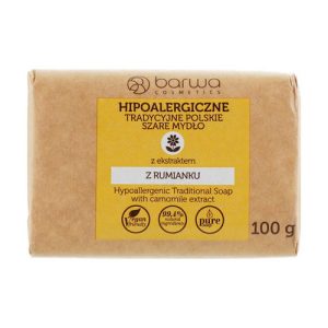 Гипоаллергенное традиционное мыло с экстрактом ромашки, Barwa Hypoallergenic Traditional Polish Soap With Camomile Extract