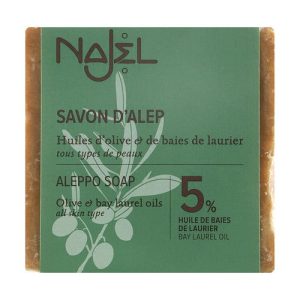 Мыло алеппское c лавровым маслом 5%, Najel Aleppo Soap 5% Bay Laurel Oil