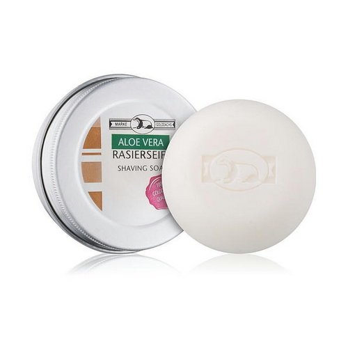 Мыло для бритья в металлическом контейнере, Golddachs Shaving Soap Aloe Vera Travel