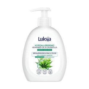Жидкое мыло с маслом конопли и календулы, Luksja Hypoallergenic Hempseed Oil & Calendula Caring Hand Wash