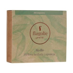 Натуральное мыло для рук и тела "Зеленый чай и опунция", Flagolie by Paese Green Tea & Prickly Pear