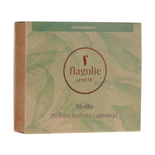 Натуральное мыло для рук и тела "Зеленый чай и опунция", Flagolie by Paese Green Tea & Prickly Pear