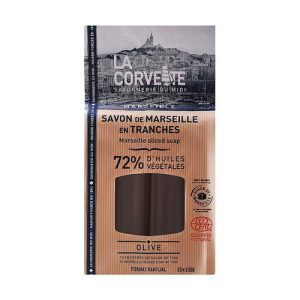 Мыло оливковое, La Corvette Savon de Marseille Olive Brut 72%