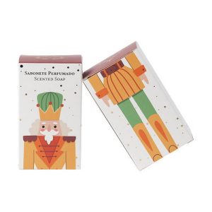 Мыло "Оранжевый рождественский щелкунчик с ароматом апельсина и корицей", Essencias De Portugal Orange Christmas Nutcraker