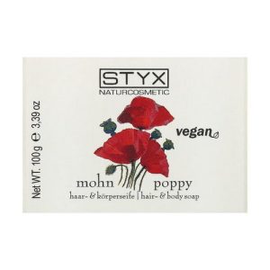 Мыло для волос и тела с маком, Styx Naturcosmetic Poppy Hair & Body Soap