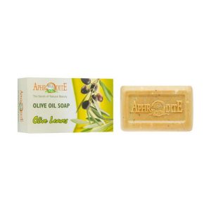 Оливковое мыло с оливковыми листьями, Aphrodite Olive Oil Soap