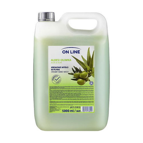 Жидкое мыло "Алоэ и Олива", On Line Aloe & Olive Liquid Soap — изображение 2