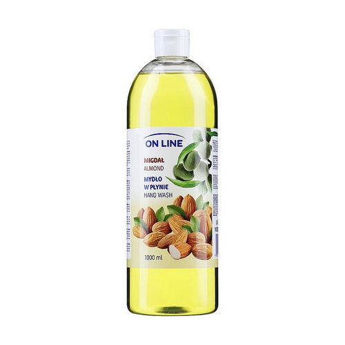 Жидкое мыло для рук "Миндаль" без дозатора, On Line Almond Hand Wash