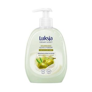 Жидкое крем-мыло "Оливки и йогурт", Luksja Creamy & Soft Olive & Yoghurt Hand Wash