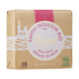 Биомыло "Лепестки розы", La Corvette Douceur Bio Rose Petals Soap
