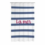 Штора для ванных комнат La Mer цветной 180х200 см