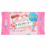 Салфетки влажные для уборки унитаза Can do, с запахом цветов, смываемые, 30 шт