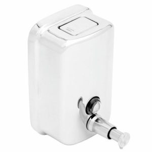 Диспенсер для жидкого мыла настенный Accoona 500 мл, металл, цвет хром