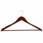 Вешалка с перекладиной, размер 46-50, дерево, цвет вишня