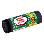 Пакеты для мусора с завязками, 60 л/10 шт, ПНД, рулон, черные