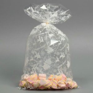 Пакет подарочный пропиленовый «Санта», 24 х 39 см