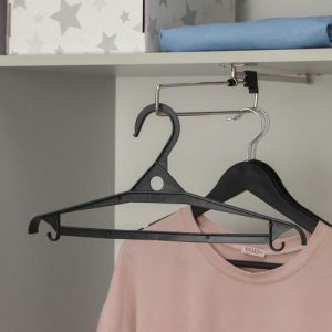 Плечики для верхней одежды 44-46, цвет черный