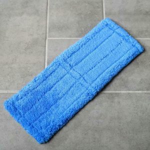Насадка для плоской швабры Доляна Twist 36x13 см, микрофибра, цвет голубой