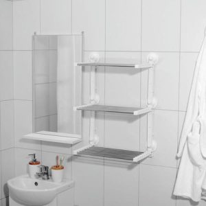 Полка откидная 3-х ярусная, 23,5x8,5x44 см