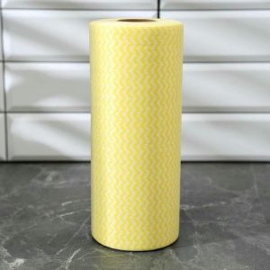 Салфетки для уборки универсальные в рулоне Доляна, 25x30 см, 100 шт, вискоза, цвет МИКС