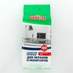 Влажные салфетки Guten Tag, для экранов монитора, 60 шт