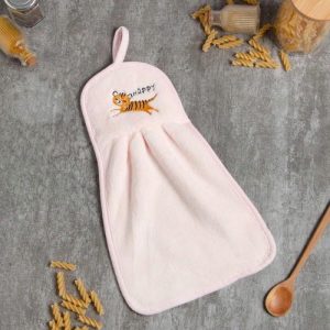 Салфетка для уборки Happy, 23х36 см, микрофибра, 100% п/э