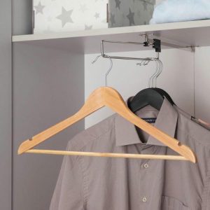 Вешалка с перекладиной SAVANNA, 44,5x1,2x23 см, светлое дерево, клён