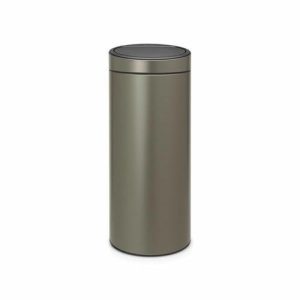 Мусорное ведро Brabantia Touch Bin, 30 л, цвет платиновый