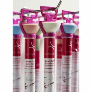 Карниз для ванной, цвет белый