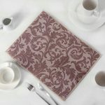 Коврик для сушки посуды Доляна «Флёр», 30x40 см, микрофибра, цвет кофе с молоком