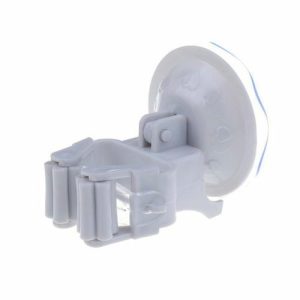 Настенный держатель для швабры, серый, 2 шт